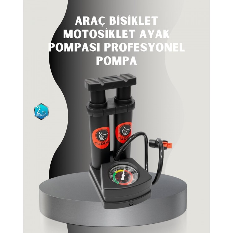 Ayak Basmalı Hava Pompası Şişme Ürünler ve Lastikler İçin