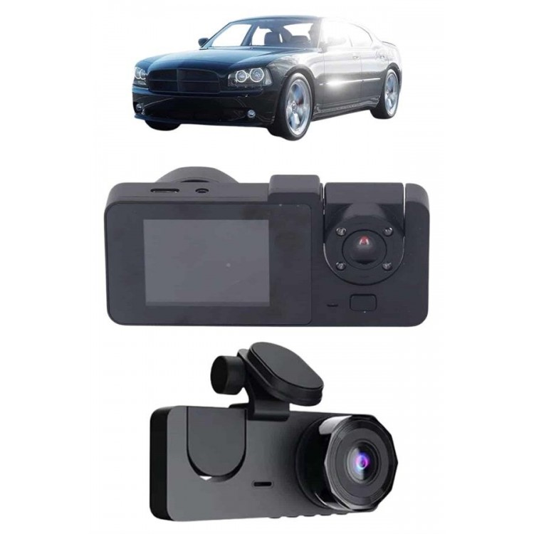 DVR 3 Lens In-Car Driving with Night VisionCamera Video Recorder
