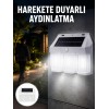 3 in 1 Solar Duvar Lambası – IP65 Su Geçirmez Hareket Sensörlü Yeni Nesil