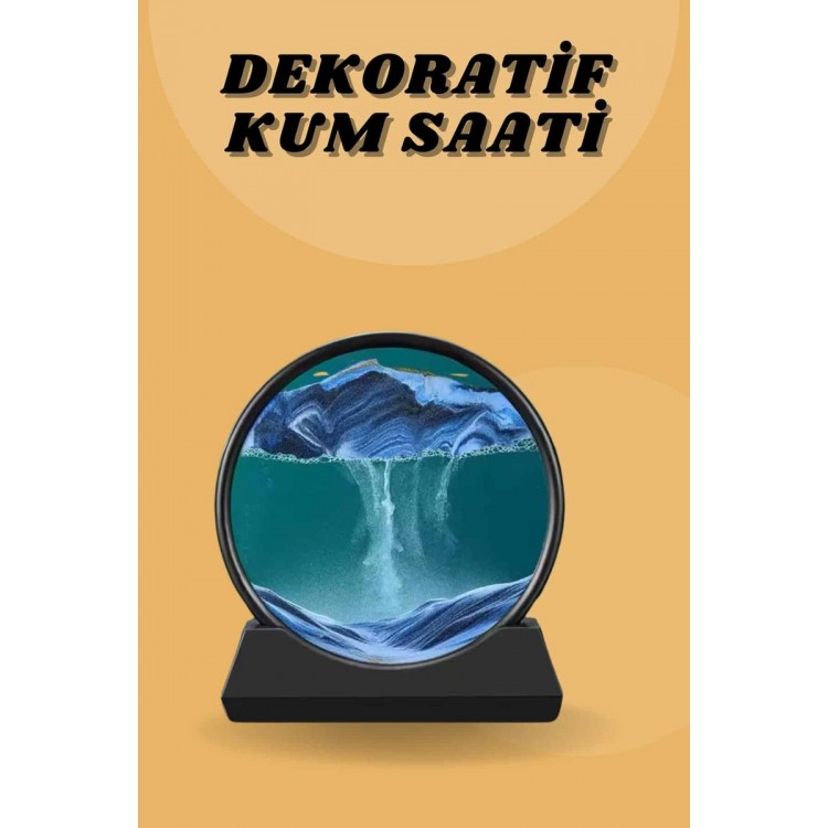 Hourglass Round Elegant Sand Table Decorative SandWater Hourglass