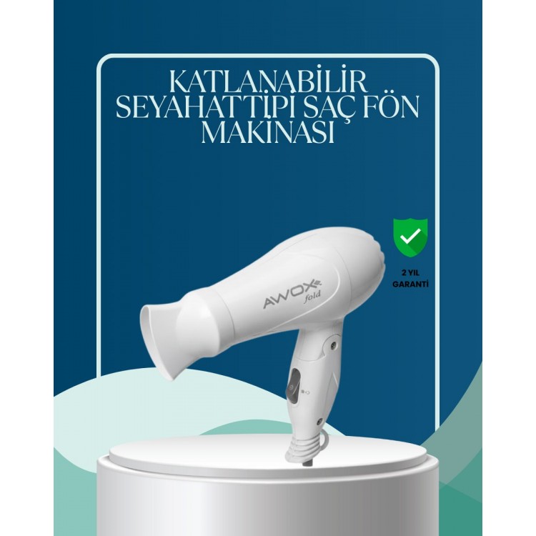 Travel Compatible Hair Dryer Lightweight and Compact