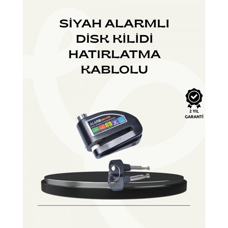 Couple Disk Lock with Mode 110dB Alarm Water Resistant