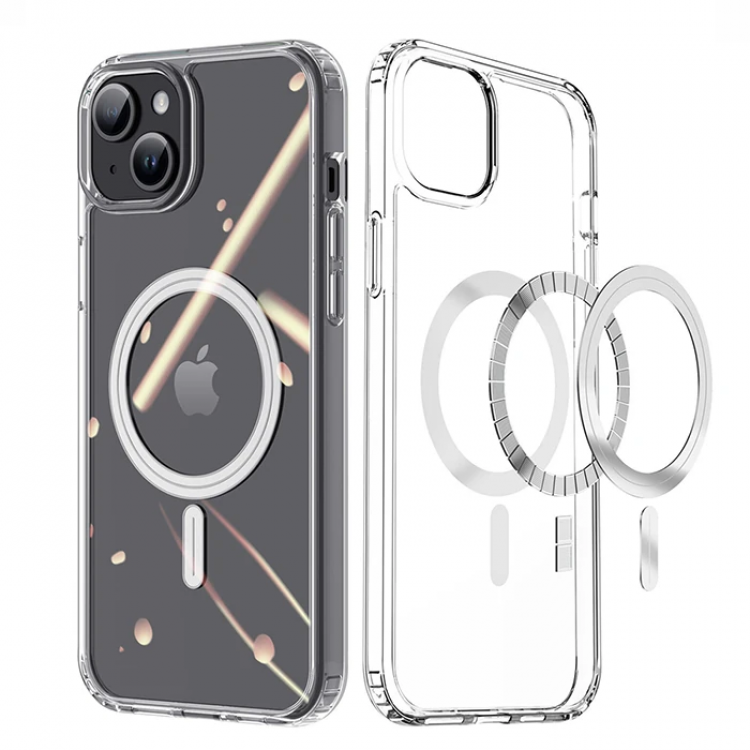 Dux Ducis Clin Mag Series iPhone 15 PlusMagsafe Compatible Magnetic Silicone Case-(5775)