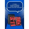 17 Piece Hand Foot Care Set Nail CleaningManicure Pedicure Tweezers File Nail Clipper