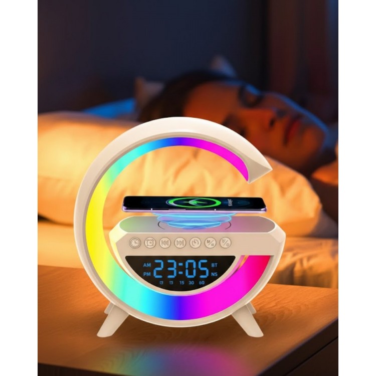 RGB Işıklı Kablosuz Hoparlör Bluetooth USB FM TF Kart Destekli