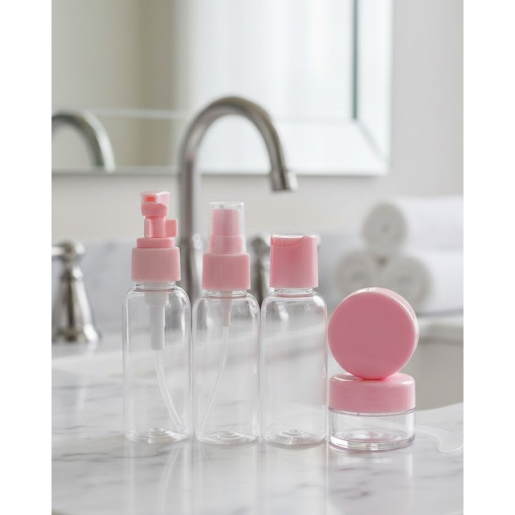 Taşınabilir 5’li Seyahat Kozmetik Şişe Seti 30 ml Sızdırmaz