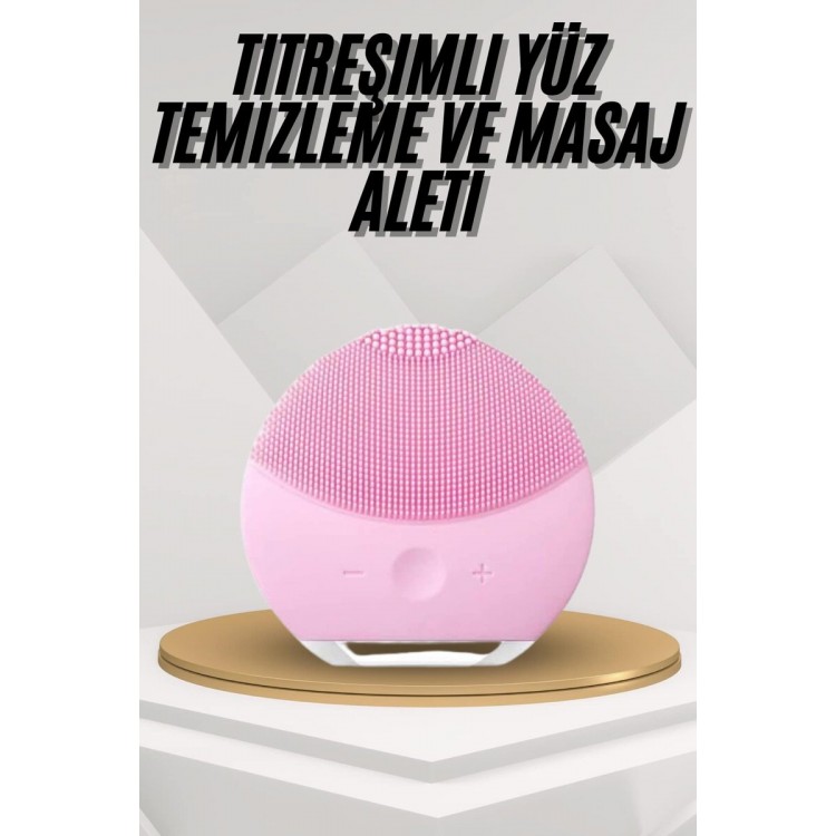 Hassas Ciltlere Özel Titreşimli Yüz Temizleme ve Masaj Aleti