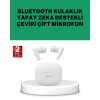 Gerçek zamanlı çeviri yapabilen bu kablosuz kulaklık, klasik kulaklık anlayışının ötesine geçerek iletişim odaklı bir deneyim sunar. Konuşmaları anında analiz eden akıllı sistem, farklı diller arasında hızlı ve doğru çeviri yapılmasına olanak tanır.Mobil 