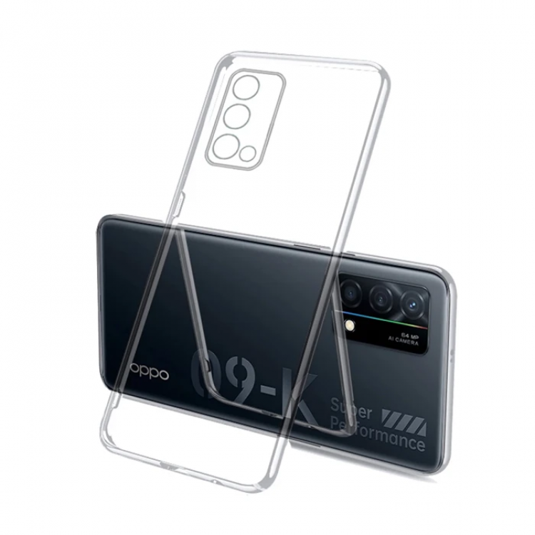 Ally OPPO K9 5G Case Camera Protection UltraThin Transparent Silicone Case-(5775)