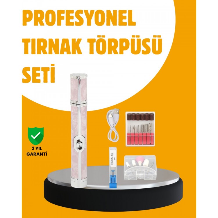 Ergonomik Saplı 20.000 RPM Hız Kontrollü Manikür Pedikür Makinesi