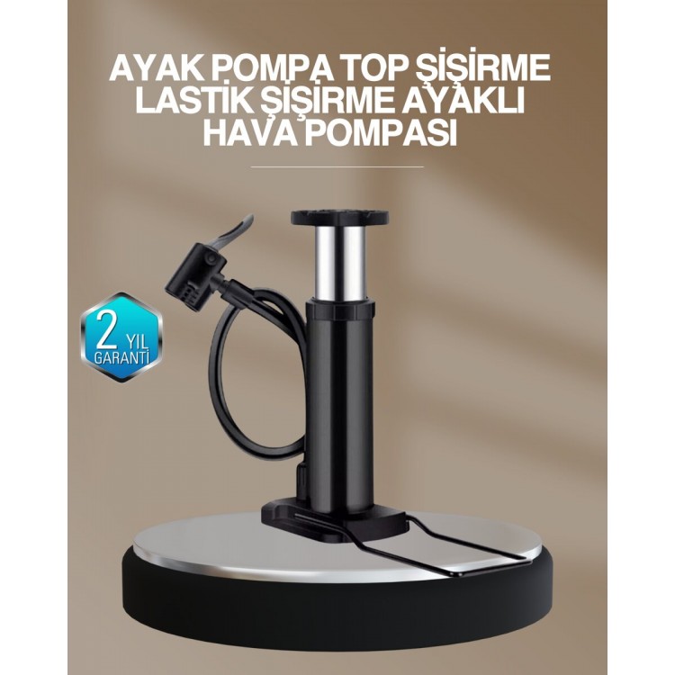 Extra Strong Foot Pump Automobile Motorcycle Bicycle Compatible