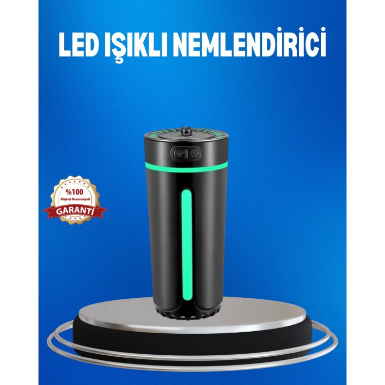 USB Bağlantılı LED’li Hava Nemlendirici Aromaterapi Buhar Difüzörü