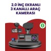 Araç güvenliği için geliştirilmiş üç kameralı sistem, sürüş boyunca tüm detayları kaydederek size tam koruma sağlar. Full HD ön kamera sayesinde yolun her anı net bir şekilde görüntülenirken, HD arka ve iç kameralar ek güvenlik sunar. Gece görüş özelliği,