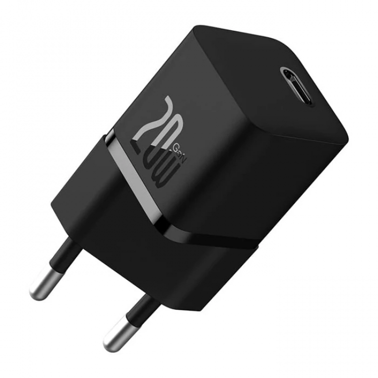 Baseus GaN5 Series 20W PD Ultra Fast Type-C Charger Mini Adapter-(5775)