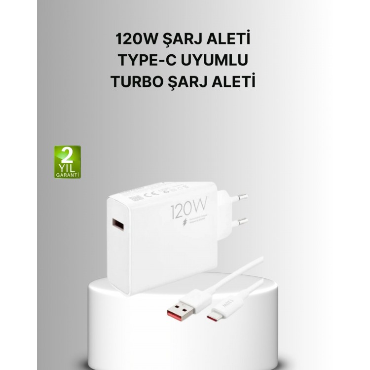 120W Mi Turbo Fast Charging with Smart Recognition Chipdevice Portable and Durable