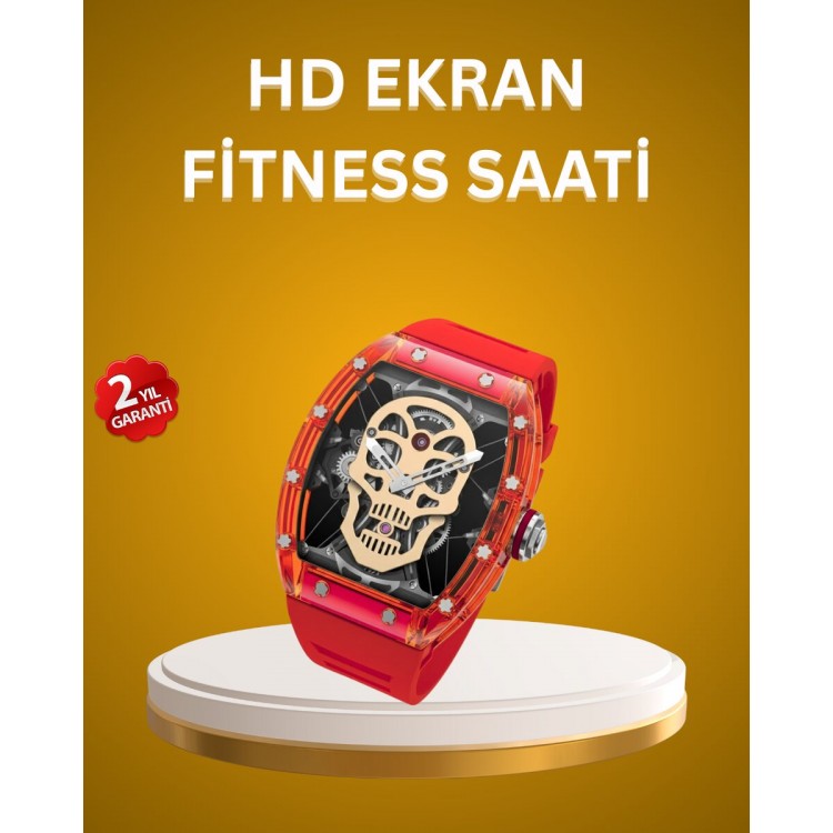Geniş Ekranlı Akıllı Saat Şık ve Modern Tasarım