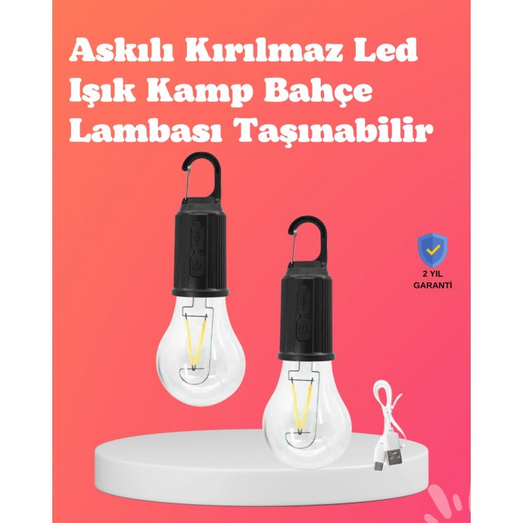 Type C Rechargeable Hanging Camping Lantern