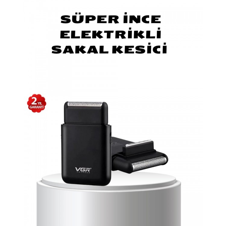 Electric Shaver Double Head Ultra Thin Design