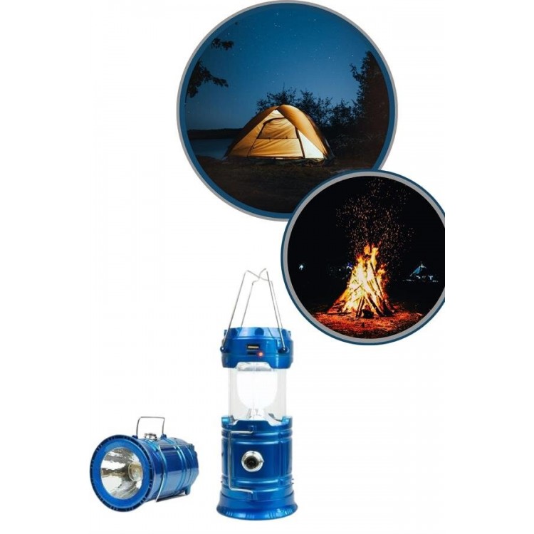 big Size Solar Powered Camping Lantern Searchlight Lamp USBrechargeable