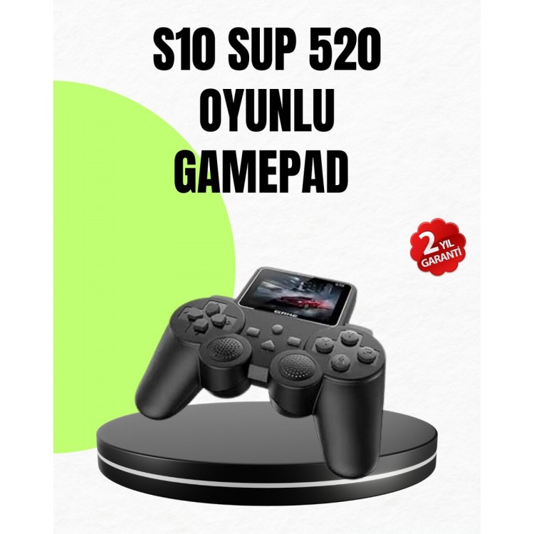 Orijinal 2025 S10 Gamepad 520 Oyunlu HDMI TV Bağlantılı A Kalite Atari