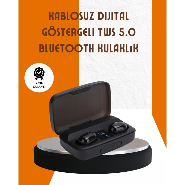 Bluetooth V5.0 Finger Touch Control Wireless HeadphoneCharge Boxed Model