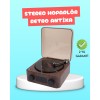 3-in-1 Bluetooth Speaker with Night Light –Stereo Sound with Clock Display