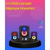2.1 Channel RGB LED Gaming Speaker SubwooferDestekli