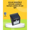 Güneş Paneli ile Şarj Olan 20 LED Dış Mekan Hareket Sensörlü Lamba