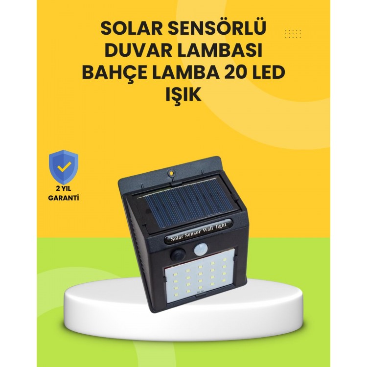 20 LED Exterior Charging by Solar PanelVenue Motion Sensor Lamp