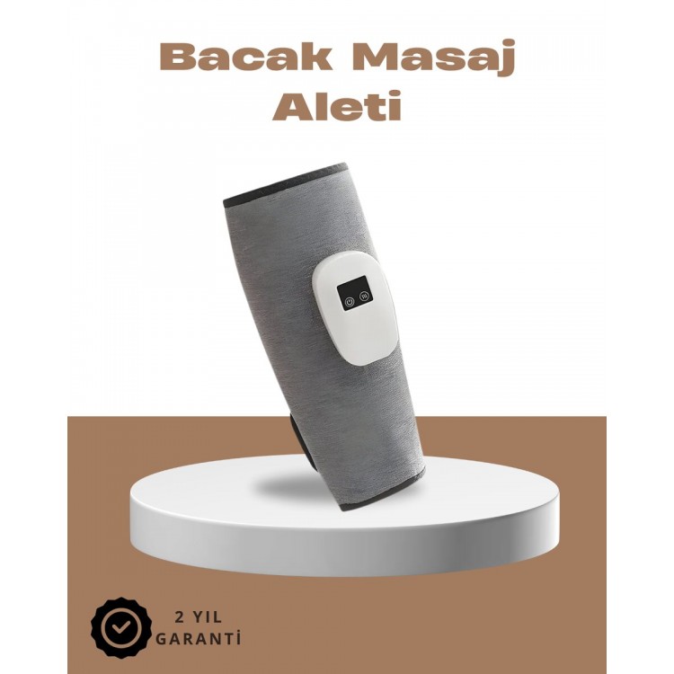 Kablosuz Titreşimli Baldır Masaj Aleti – Isıtmalı 3 Basınç Ayarlı Şarjlı ve Taşınabilir