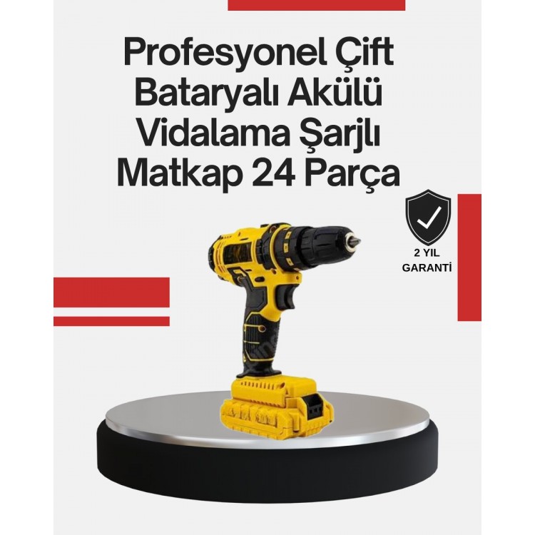 Ergonomik Tasarımlı 12V Matkap | 2 Vitesli LED Aydınlatmalı ve Dayanıklı