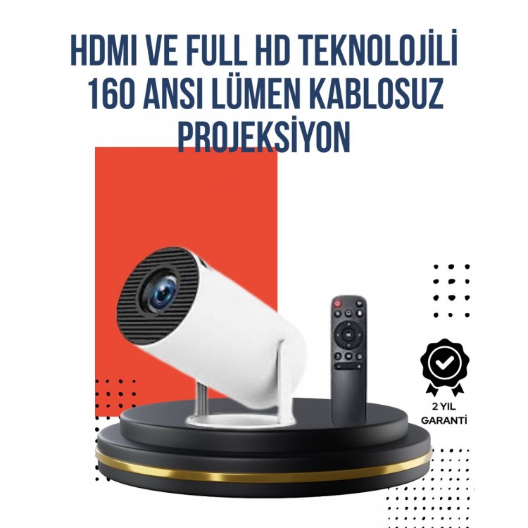 Kablosuz Bağlantılı Ultra Pro Projeksiyon