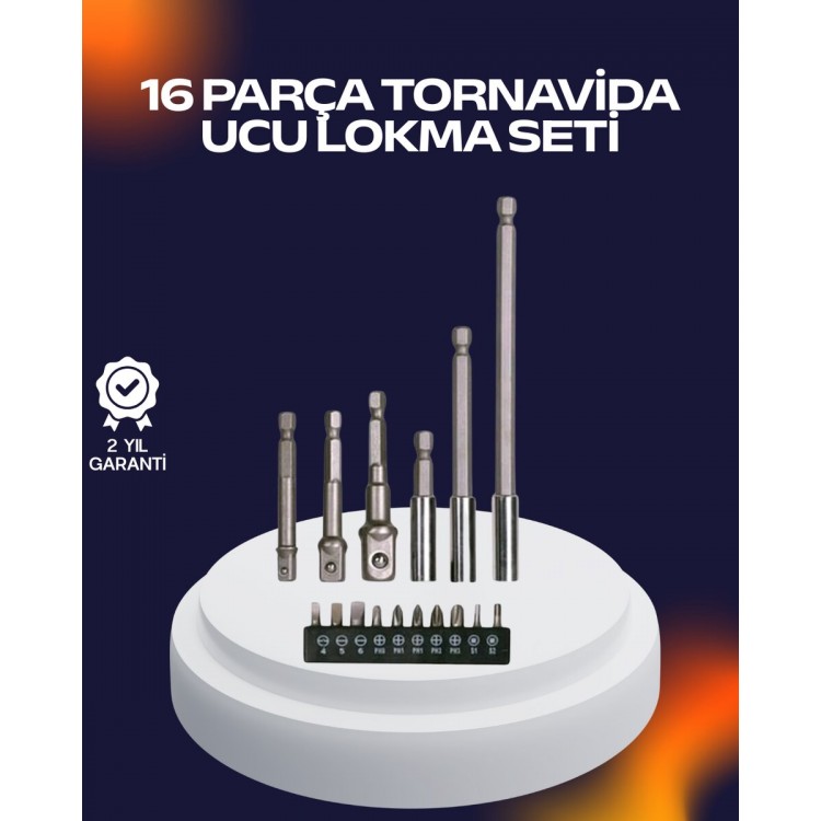 16 Piece Master Workmanship Bit Set Screw RemovalInstallation Set
