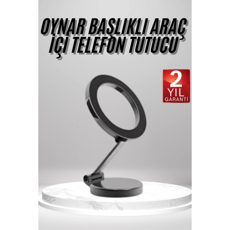 Magsafe Telefon Tutucu 360 Dönebilen Ayarlanabilir Araç İçi Tutucu