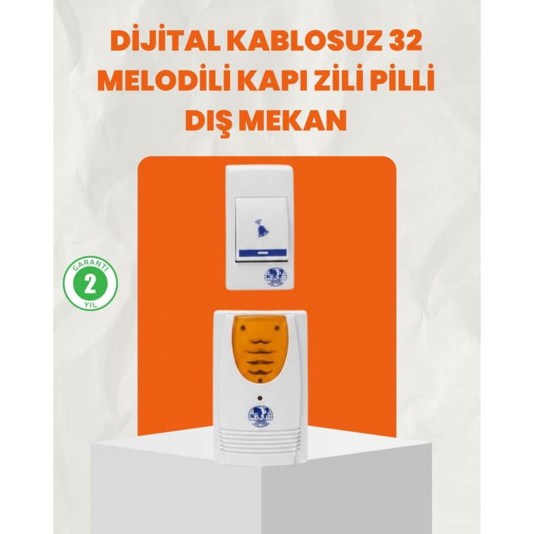 Kablosuz Kapı Zili Ev ve Ofis İçin Konforlu Çözüm