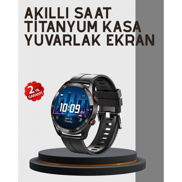 Akıllı Saat Yeni Model Sesli Asistan Bildirim Görme Bluetooth Bağlantılı Müzik Dinleme