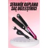 Güvenli kullanım için tasarlanan bu model, kullanıcı dostu özellikleriyle dikkat çeker. Fişe takıldığında power tuşu kırmızı renkte yanarak cihazın çalıştığını gösterir ve seçenek tuşu ile istenilen ısı ayarı yapılabilir. Seramik kaplama plakalar, ısıyı e