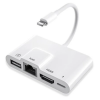 ALLY iPhone 3IN1 Lightning HDMI RJ45 OTG DigitalAV Adapter Hub-(5775)