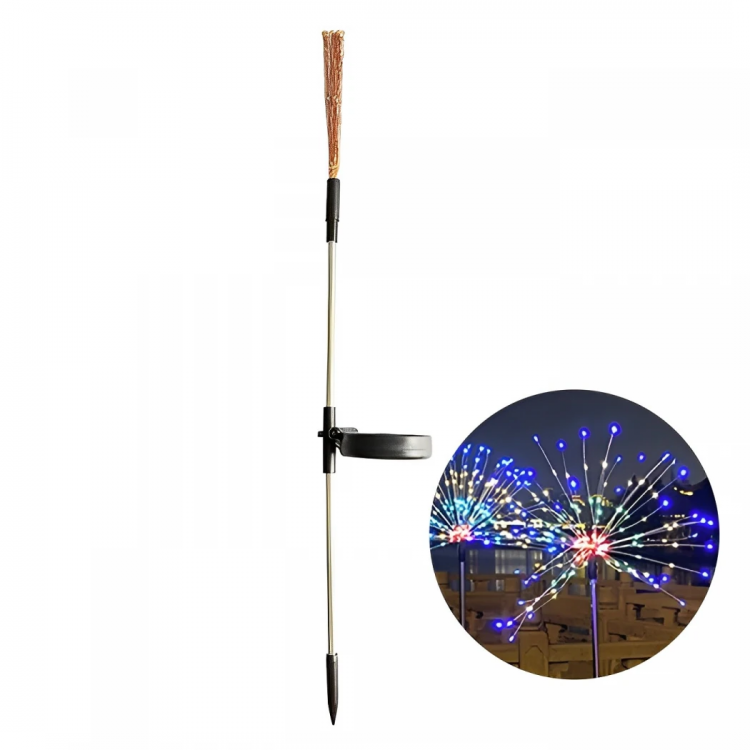 Ally Solar Powered Illuminated Fireworks Themed DecorativeGarden Light-(5775)
