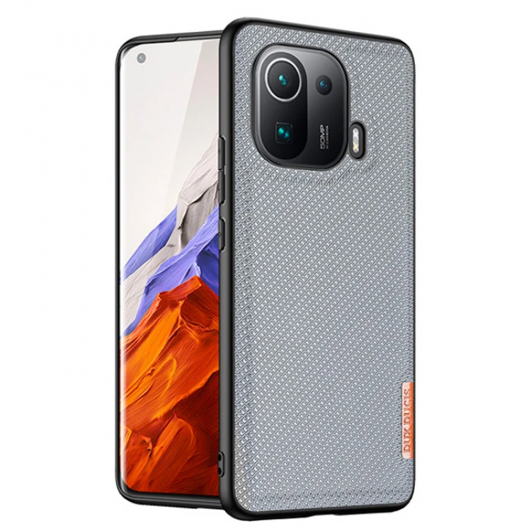 Dux Ducis Fino Series Xiaomi Mi 11 ProCase Premium Woven Silicone Case-(5775)