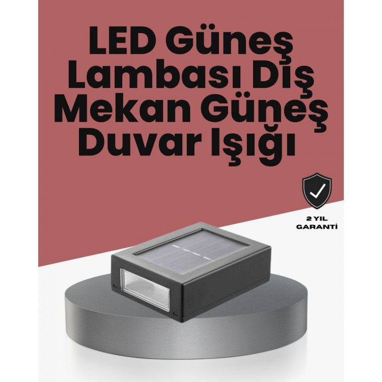 Solar Powered Lamp for Garden and Balcony