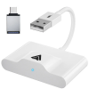 Ally Usb+Type-C Android Wireless Carplay Adapter Converter -Youtube Netflix Tiktok Video Reflector-(5775)