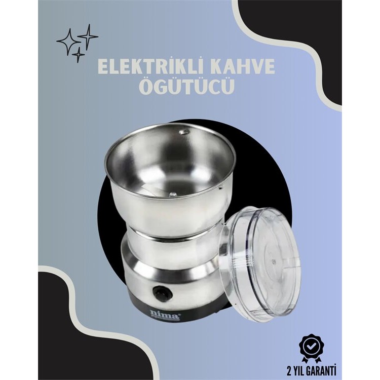 Stainless Steel Coffee Grinder | Low Noise HighSuitable for Transfer Nuts and Grains