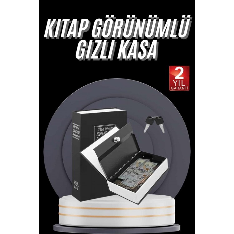 Hidden Safe Locked Dictionary Appearance 18cm Hidden Safebig Size Keyed