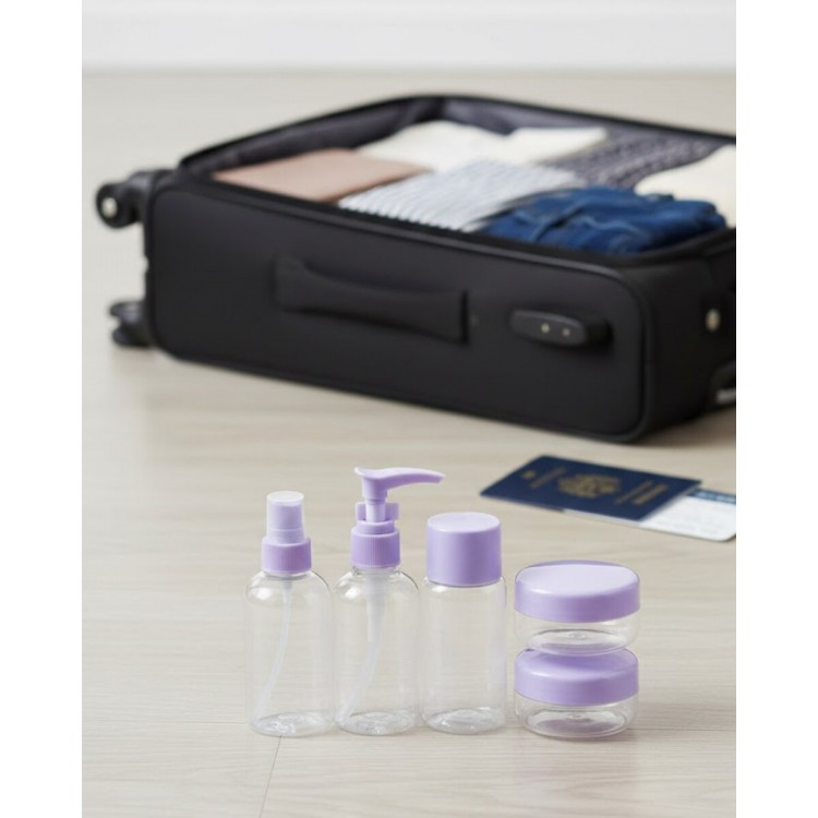 30 ml 5 Parça Seyahat Şişesi Seti Sızdırmaz Taşınabilir