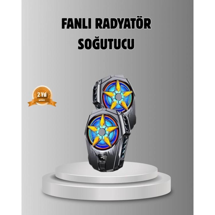 Taşınabilir Şarjlı Telefon Soğutucu – Sessiz Fan Motoru ile Yüksek Performans Koruma