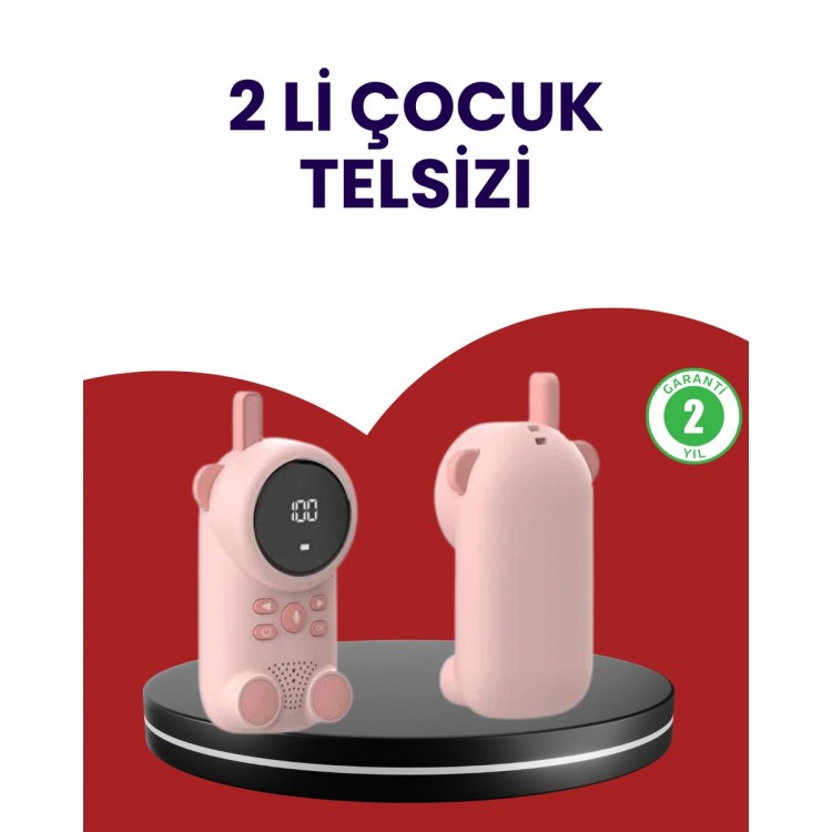 Uzun Menzilli Bebek Telsizi – VOX Modlu Renkli LCD Ekranlı