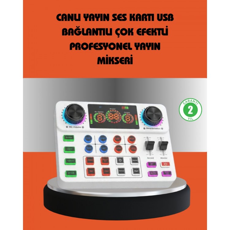 Bluetooth Bağlantılı Karaoke ve Yayın Ses Kontrol Ünitesi