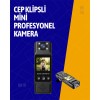 Kompakt boyutlarıyla profesyonel çözümler sunan bu taşınabilir mini kamera, 180 derece dönebilen lensi ile farklı açılardan kayıt yapmanıza olanak tanır. Gelişmiş teknik özellikleri ve ergonomik yapısıyla dikkat çeken cihaz, hem güvenlik hem de günlük gör