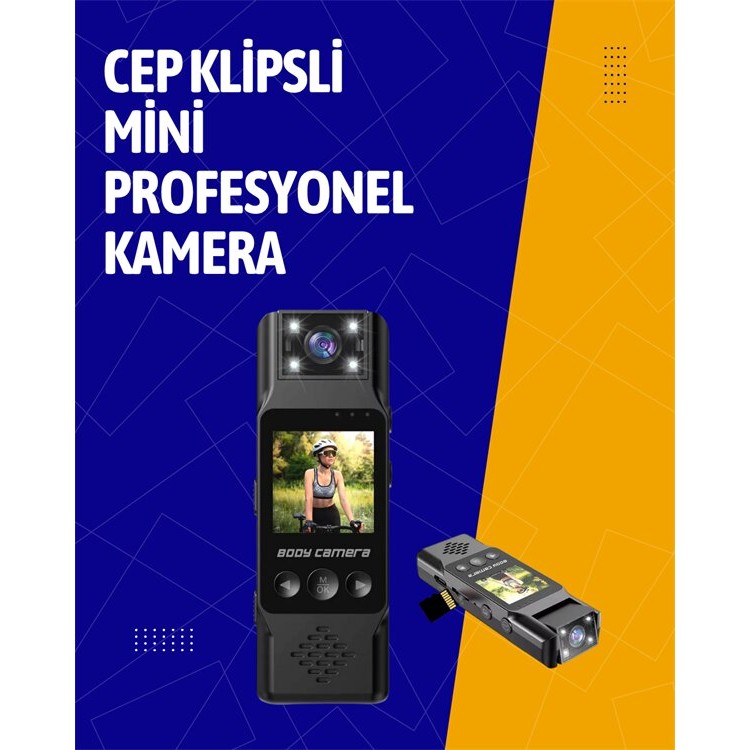 Kablosuz WiFi Bağlantılı Full HD Mini Kamera – Döngüsel Kayıt ve Hareket Algılama Özellikli